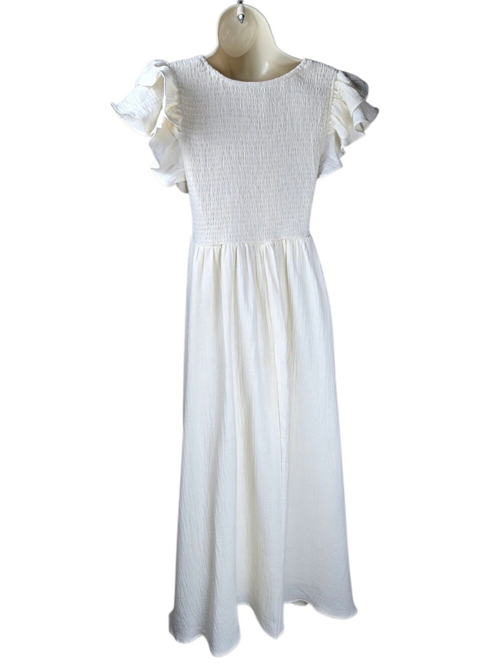 NWT elliemelly Maternity Maxi Dress Small 100% cotton Med - Picture 7 of 10